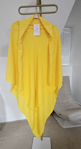 New crepe khimar yellow - new,