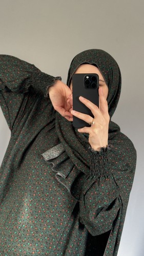 Green prayer dress - , with