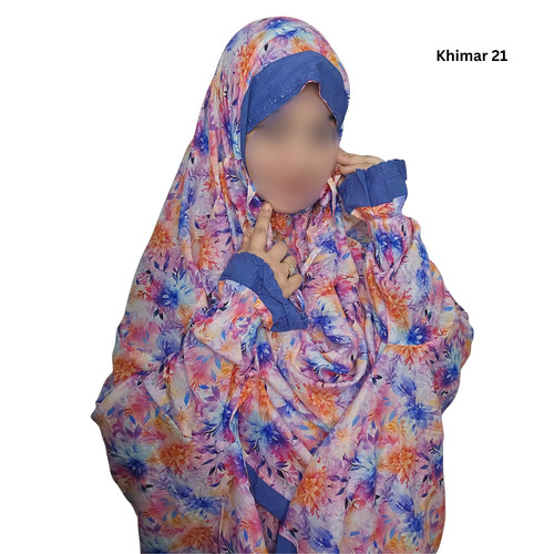 Floral prayer khimar - floral,