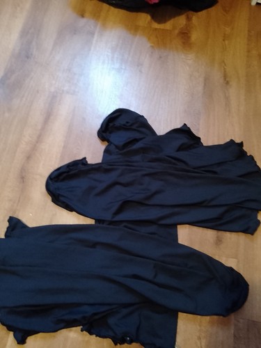 Black overhead jilbab khimar