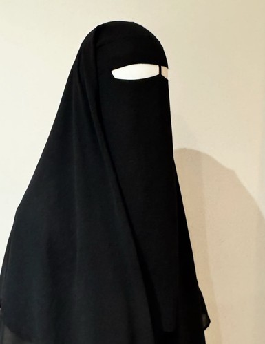 Two layer diamond niqab - 2,