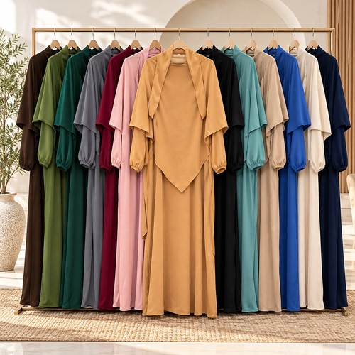 Womens piece khimar abaya - womens,