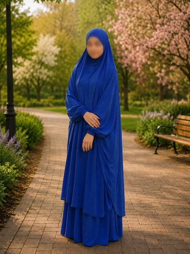 Piece free size jilbab - free,