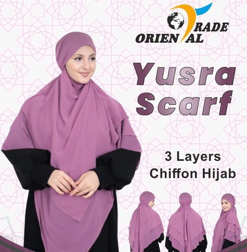 Instant chiffon khimar - chiffon, scarf