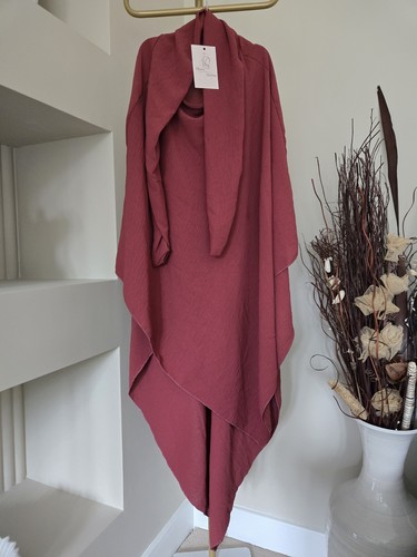 New khimar crepe - new, blush